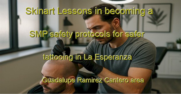 Skinart Lessons in becoming a SMP safety protocols for safer tattooing in La Esperanza  Guadalupe Ramirez Cantero area | SmpTraining | SmpClasses | SkinartTraining-Mexico